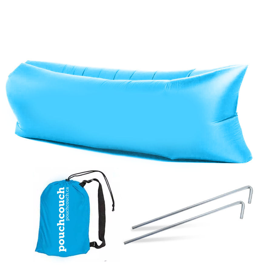Canapé Gonflable - Bleu - 3 personnes - Tissu Indéchirable Canapé Gonflable - Bleu - 3 personnes - Tissu Indéchirable